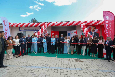 Hatay’da depremin ardından inşa edilen 232’inci okulun açılışı gerçekleştirildi