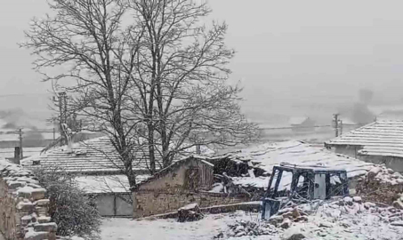 Eskişehir’in kırsalı mayıs ayında beyaza büründü