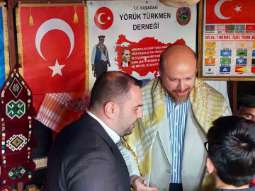 "Fenerbahçe taraftarı Bilal Erdoğan’a Aydın’da madalyalı sarı kanarya sürprizi