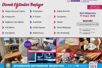 DİSMEK’ten 15 yeni kurs
