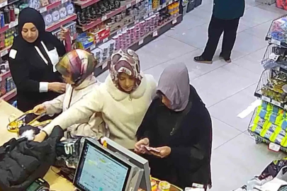Teyze ve yeğenin çaldığı parayla alışveriş yaptığı anlar görüntülendi
