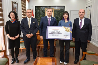 Kaymakam Güldoğan Türkiye Şampiyonunu ağırladı

