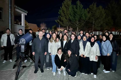Astronomi Kulübü üç gün süren gökyüzü gözlemi düzenledi
