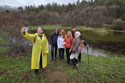 Gümüşhaneli doğaseverler baharı Şiran’da karşıladı
