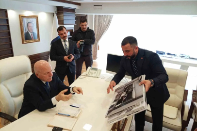 Emre Akdoğan’dan Başkan Sekmen’e ziyaret
