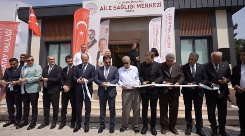 Belen’de aile sağlığı merkezi ve 112 acil  istasyonu hizmete açıldı