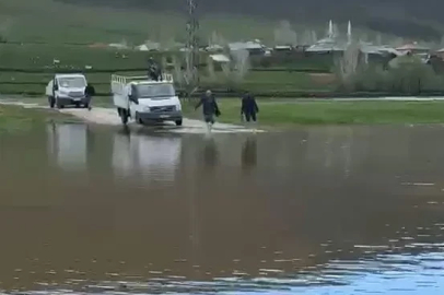 Muş’ta şiddetli yağış sonrası köy sular altında kaldı
