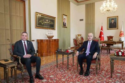 TBMM Başkanı Kurtulmuş, TBB Başkanı Sağkan ve beraberindeki heyeti kabul etti
