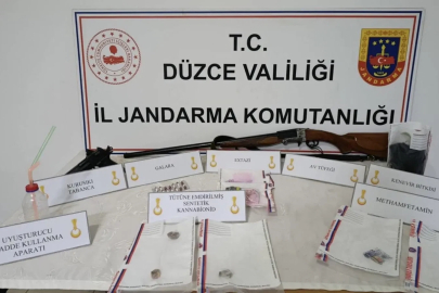Düzce’de jandarmadan uyuşturucu operasyonu
