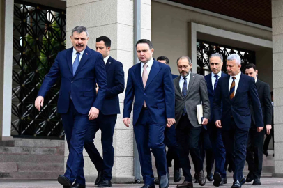 İçişleri Bakanı Çiftçi ile Adalet Bakanı Gürlek bir araya geldi

