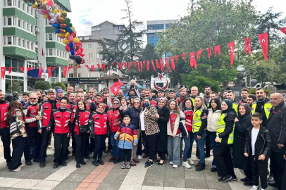 Lösemiyi yenen Alparslan için gökyüzüne balon bıraktılar
