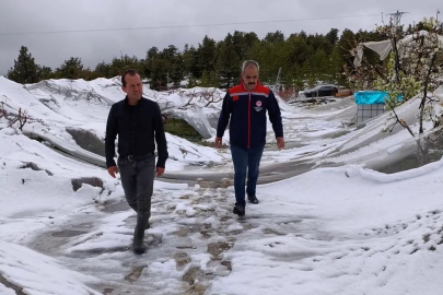 Toroslar’da yağışın ardından hasar tespit çalışmaları başladı
