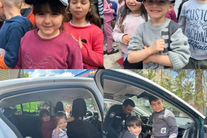 Tomarza’da minik öğrencilere trafik eğitimi
