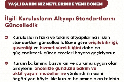 Bakanlıktan huzurevlerine yönelik yeni düzenleme
