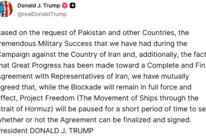 ABD Başkanı Trump: "Özgürlük Projesi kısa bir süreliğine durdurulacak"

