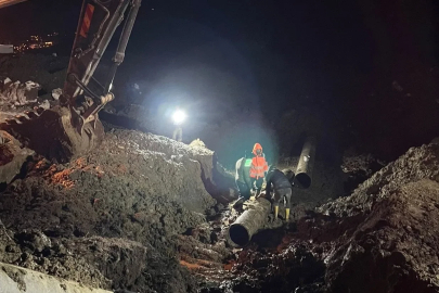 Berçelan’daki büyük su arızası giderildi
