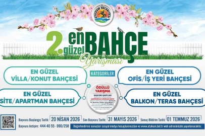 En Güzel Bahçe Yarışması’na başvurular başladı
