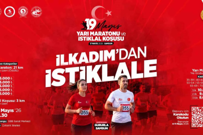 Samsun’da 19 Mayıs Yarı Maratonu ve İstiklal Koşusu yapılacak
