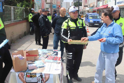 Bafra’da Trafik Haftası’nda farkındalık etkinliği
