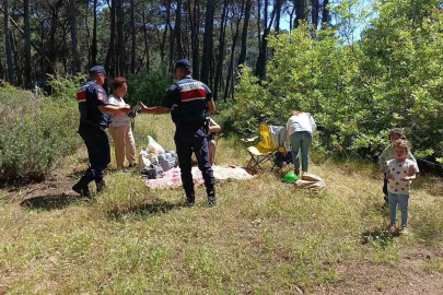 Antalya’da ormanlara girişler yasaklandı, jandarma vatandaşları tek tek uyardı
