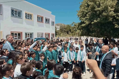 Okullarda Bodrum FK coşkusu yaşandı
