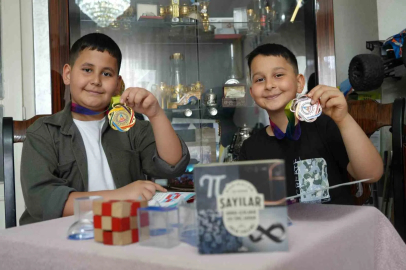Gaziantepli kardeşler matematik olimpiyatlarına damga vurdu
