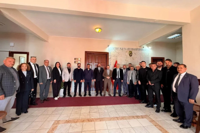 MHP İlçe Başkanı Taşdemir, Kaymakam Keklik ile görüştü
