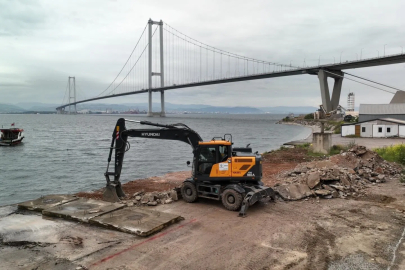 Diliskelesi sahili ikinci etap projesinde ilk kazma vuruldu
