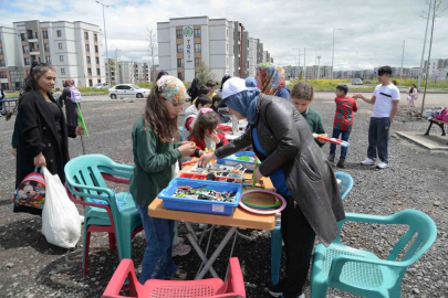 Çocuklar sokakta sporla buluştu
