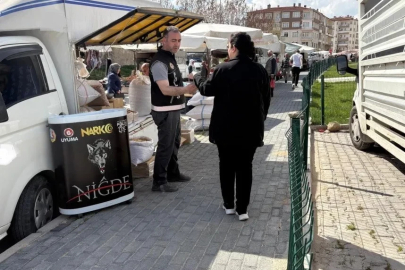 Niğde’de narkotik ekiplerinden bilgilendirme çalışması
