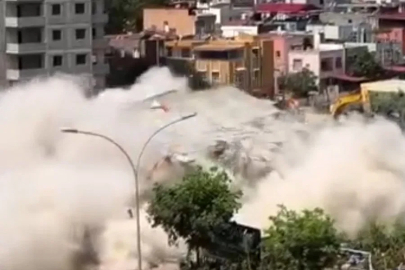 Kontrolsüz yıkım faciaya davetiye çıkardı: Kadın son anda kaçtı
