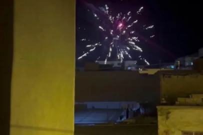 Nusaybin’de gece yarısı patlatılan havai fişekler tepki çekti
