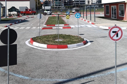 Uşak Çocuk Trafik Eğitim Parkı yenileniyor
