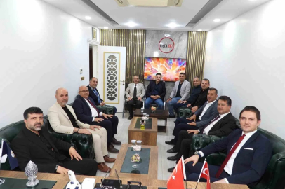Kaymakam Çakır, MAGYED Başkanı Aslan ile bir araya geldi
