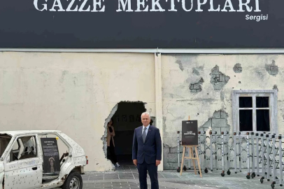 Malatya İş İnsanları Platformu "Gazze Mektupları" sergisine katıldı
