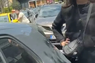 Şişli’de park yeri kavgası trafiği felç etti
