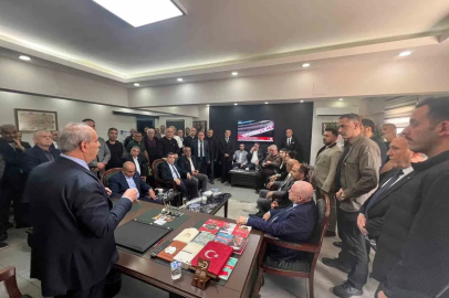 MHP Gaziantep’te yeni il başkanına ziyaret trafiği

