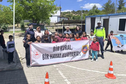 Adıyaman’da öğrencilere trafik eğitimi verildi
