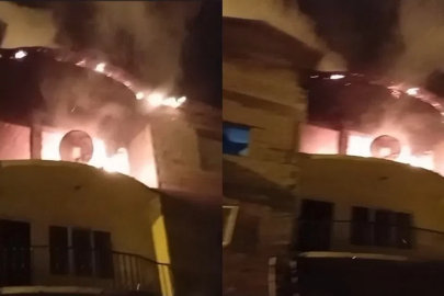Hakkari’de korkutan ev yangını
