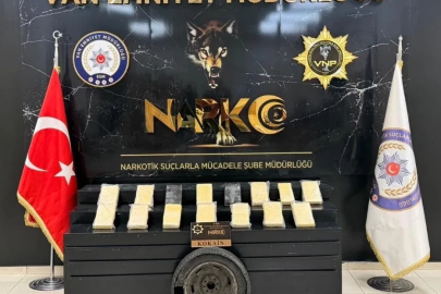 Van’da narkotik operasyonu: 16 kilo kokain ele geçirildi

