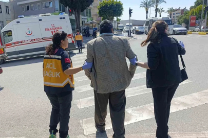 Yaya geçidinde aracın çarptığı kişi yaralandı
