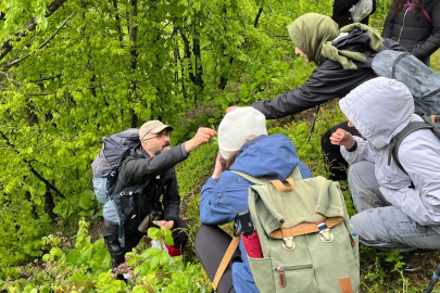 Doğaseverler 10 kilometrelik parkurda buluştu
