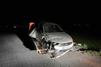 Kayseri’de takla atan otomobilde anne ve oğlu yaralandı
