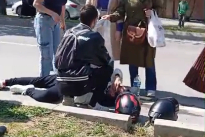 Motosiklet otomobil ile çarpıştı: 1 yaralı
