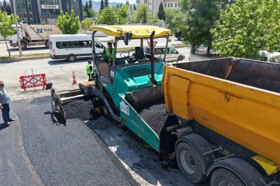 Kahramanmaraş’ta asfalt çalışmaları
