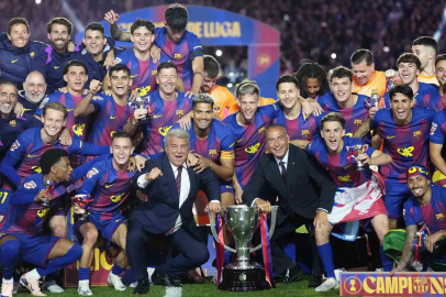 La Liga’da şampiyon Barcelona
