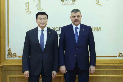 Bakan Çiftçi, Moğolistan İçişleri ve Adalet Bakanı Sainbuyan Amarsaikhan ile görüştü
