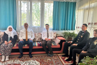 Yatağan Kaymakamı İlhan, şehit annesini unutmadı
