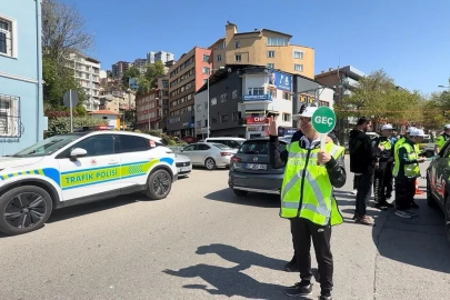 Zonguldak’ta özel bireylerden trafik denetimi
