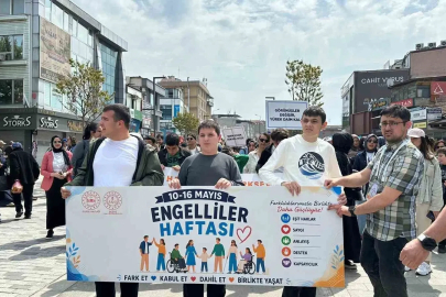 Engelliler Haftası yürüyüş ile başladı
